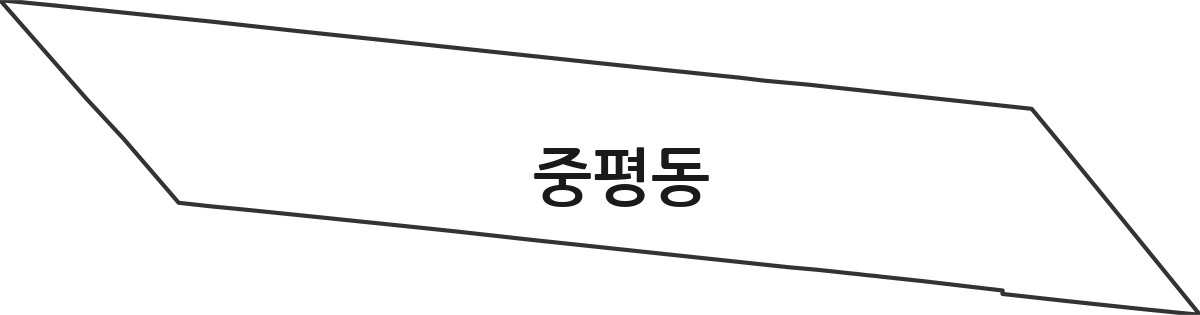 경상남도 창원시 진해구 중평동 법정동 행정구역 경계 지도