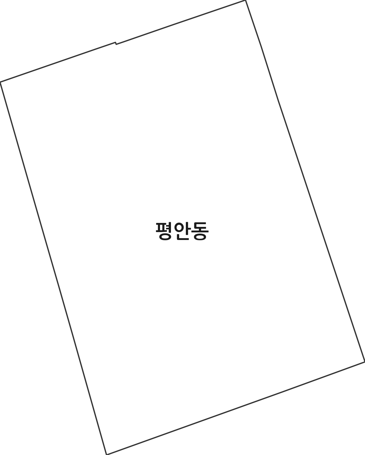 경상남도 진주시 평안동 법정동 행정구역 경계 지도