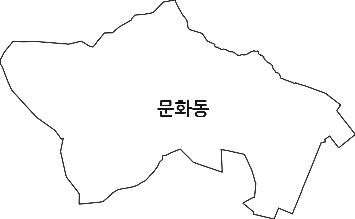 경상남도 창원시 마산합포구 문화동 행정동 행정구역 경계 지도