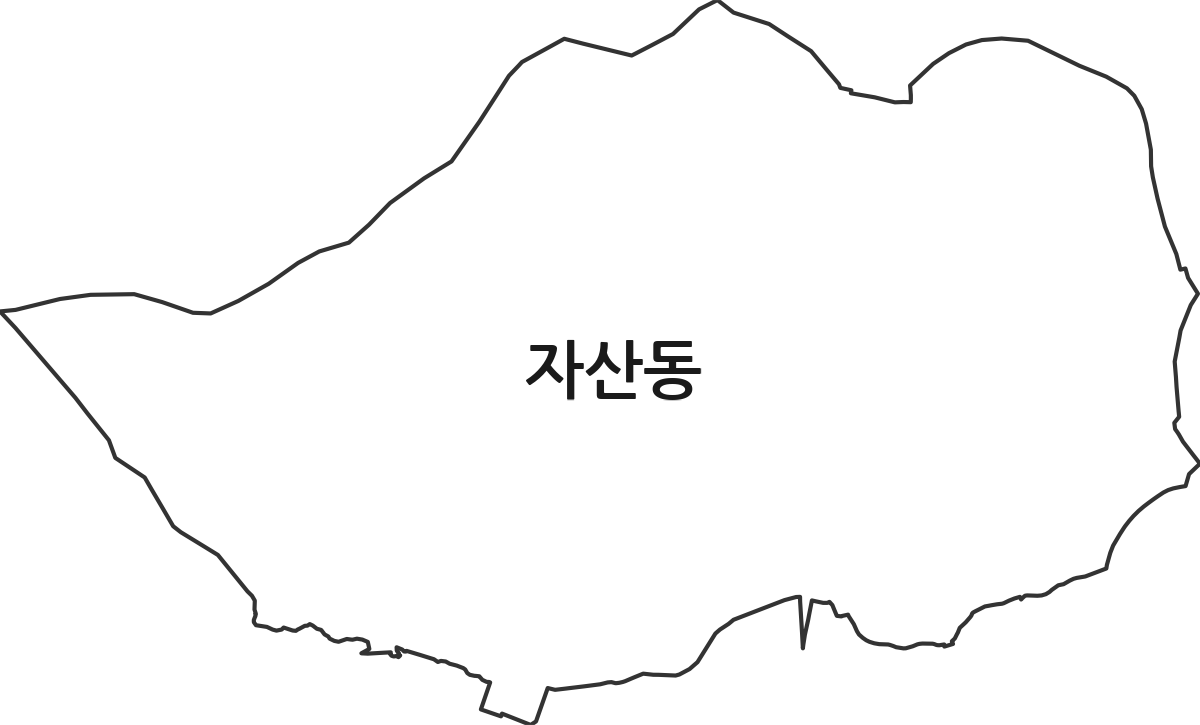 경상남도 창원시 마산합포구 자산동 행정동 행정구역 경계 지도