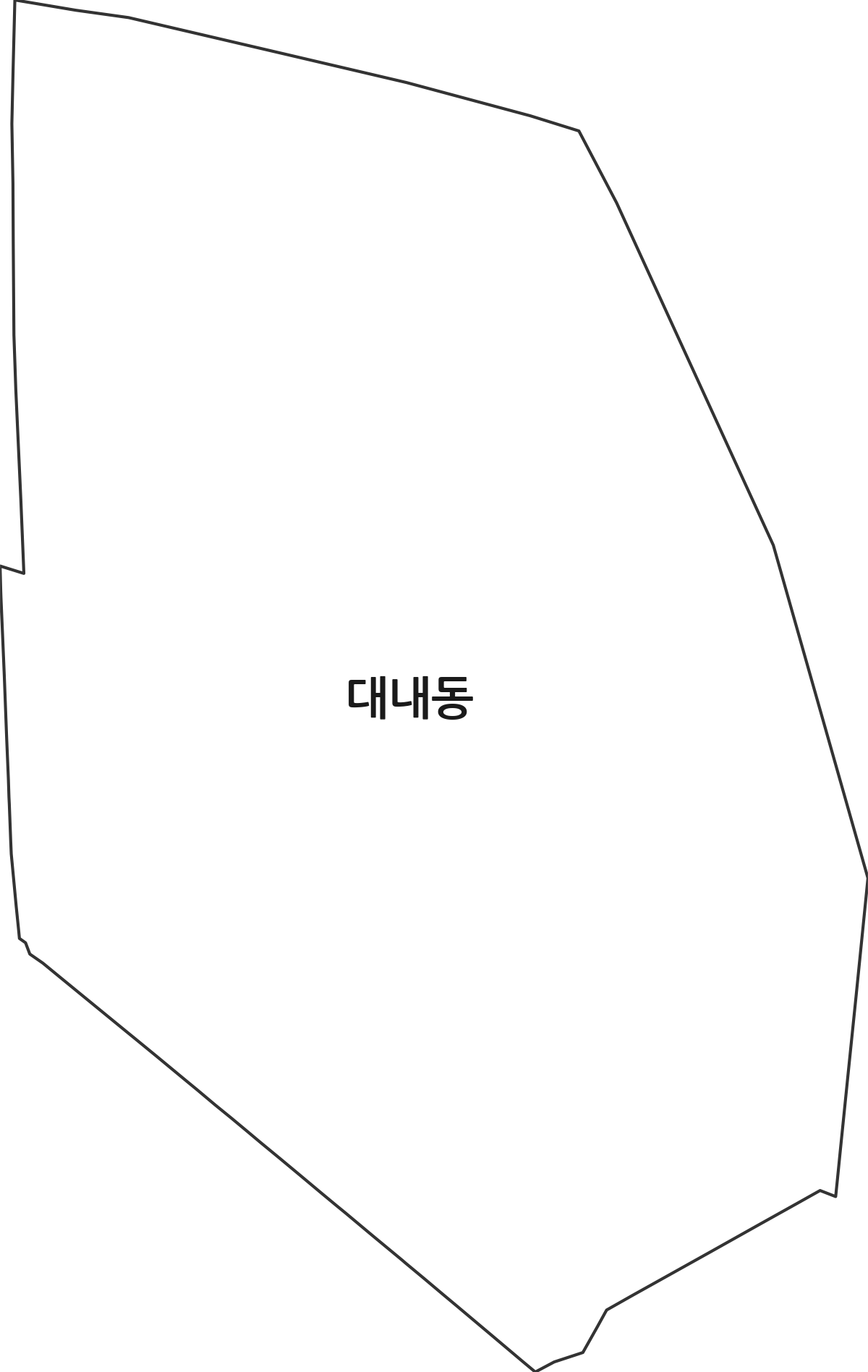 경상남도 창원시 마산합포구 대내동 법정동 행정구역 경계 지도