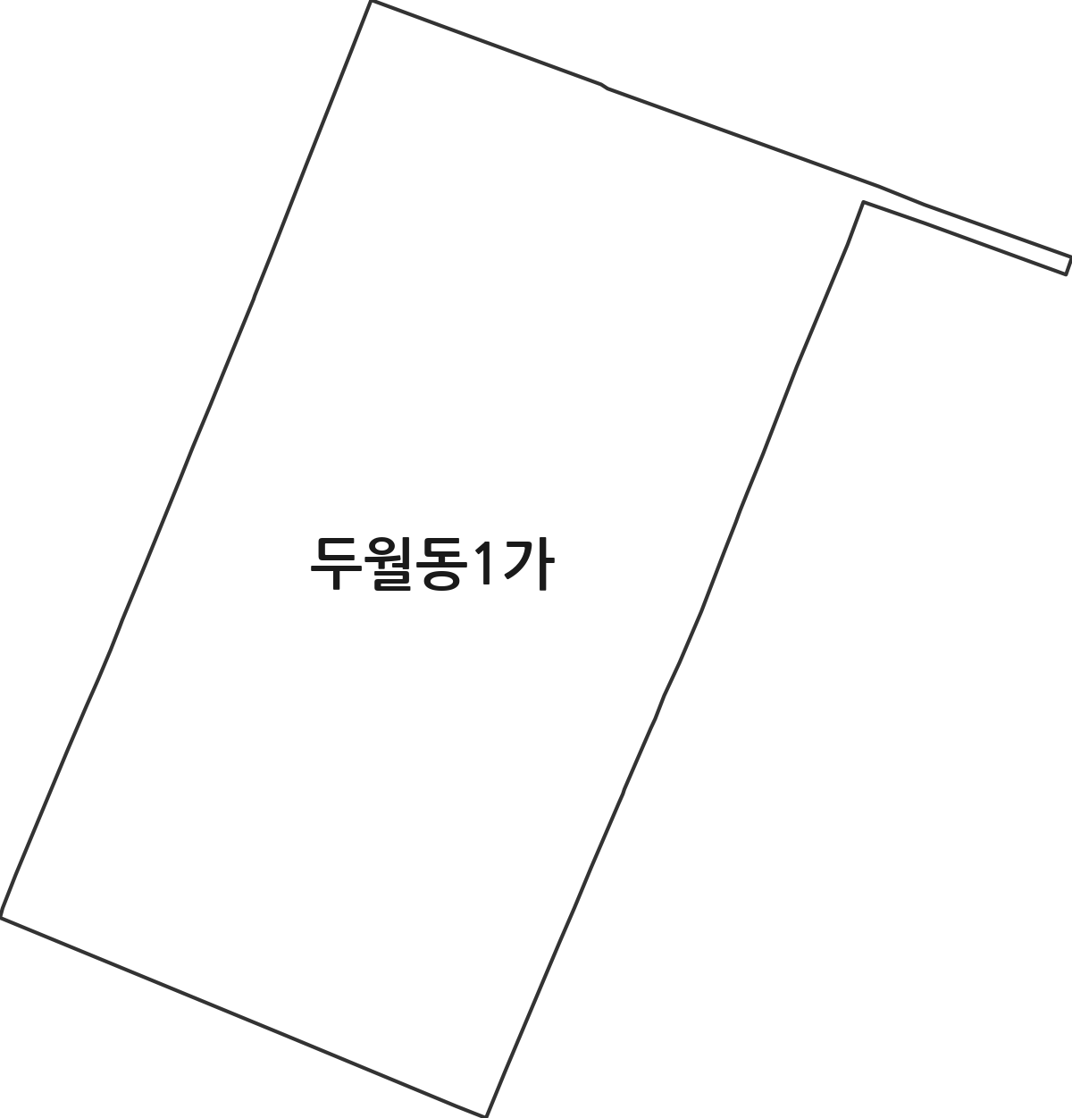 경상남도 창원시 마산합포구 두월동1가 법정동 행정구역 경계 지도