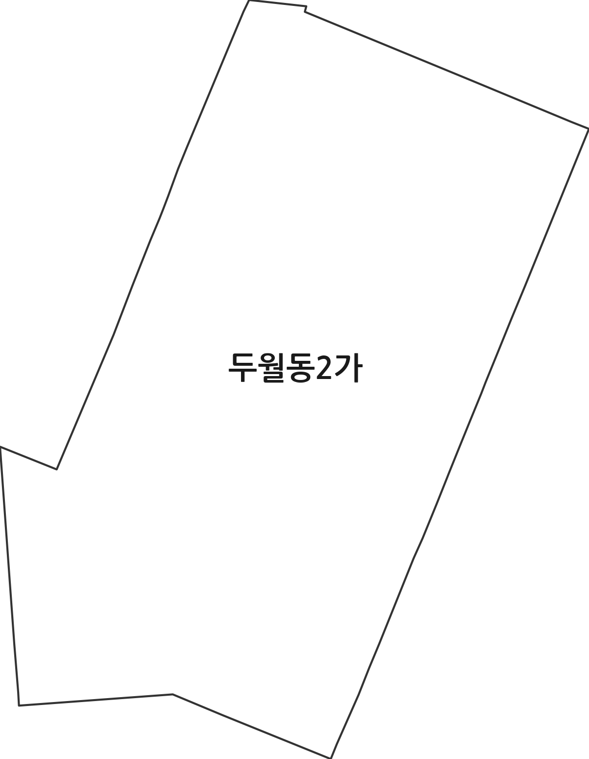 경상남도 창원시 마산합포구 두월동2가 법정동 행정구역 경계 지도