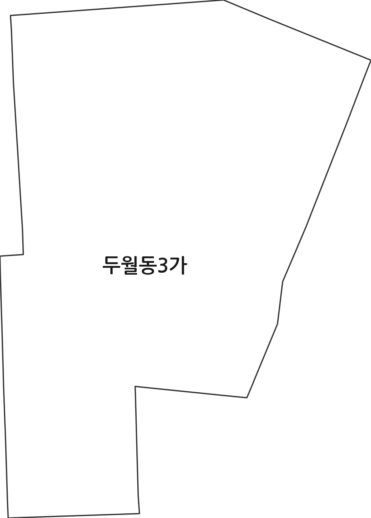 경상남도 창원시 마산합포구 두월동3가 법정동 행정구역 경계 지도