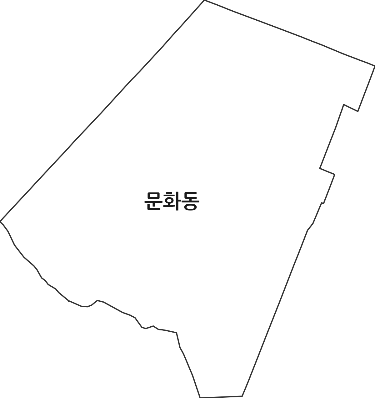 경상남도 창원시 마산합포구 문화동 법정동 행정구역 경계 지도