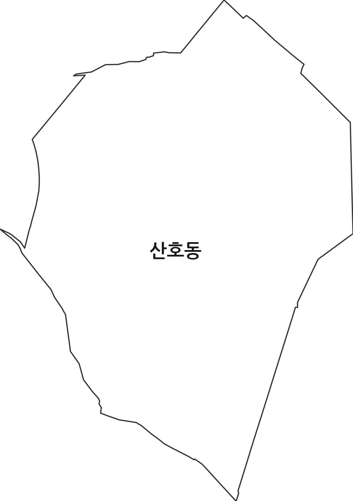 경상남도 창원시 마산합포구 산호동 법정동 행정구역 경계 지도