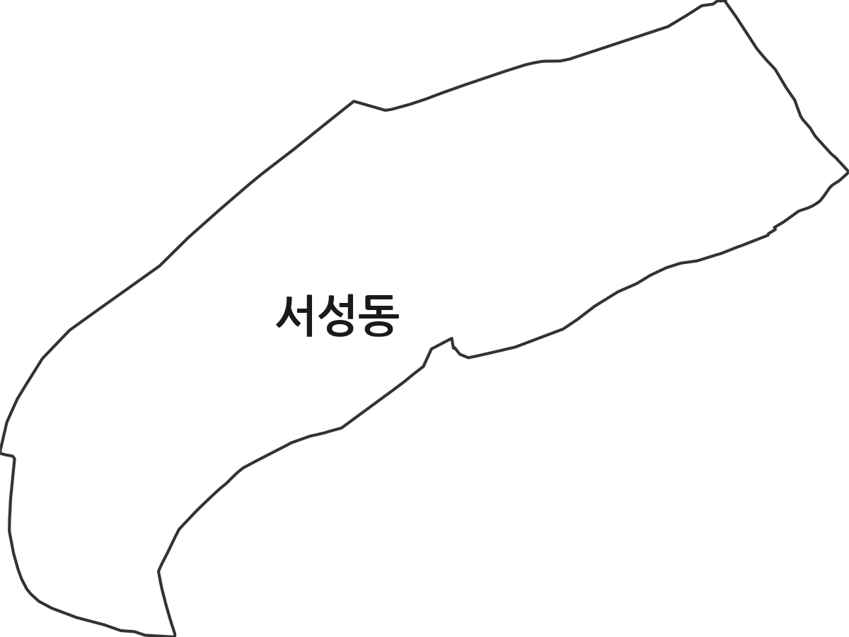 경상남도 창원시 마산합포구 서성동 법정동 행정구역 경계 지도