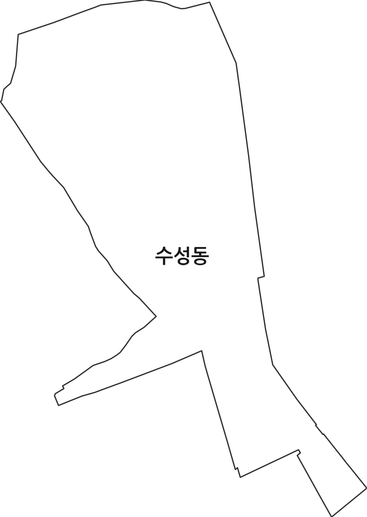 경상남도 창원시 마산합포구 수성동 법정동 행정구역 경계 지도