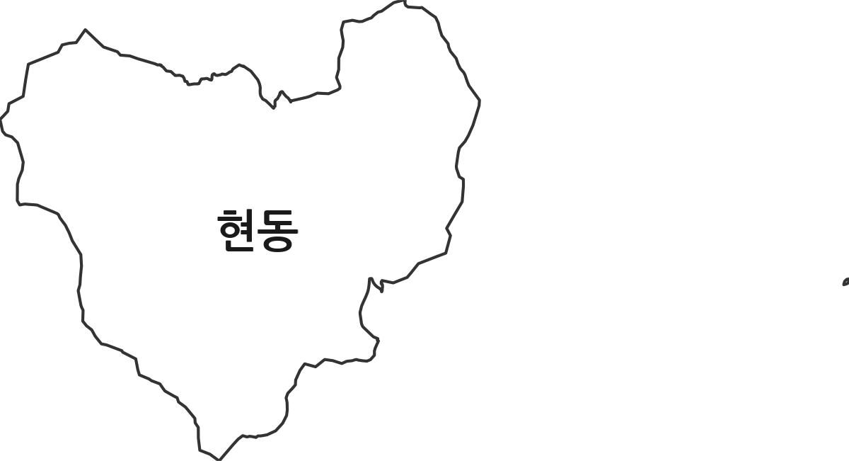 경상남도 창원시 마산합포구 현동 법정동 행정구역 경계 지도