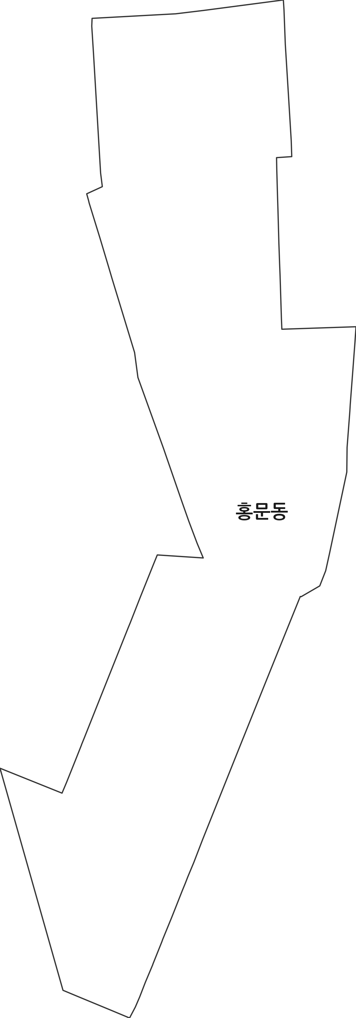경상남도 창원시 마산합포구 홍문동 법정동 행정구역 경계 지도