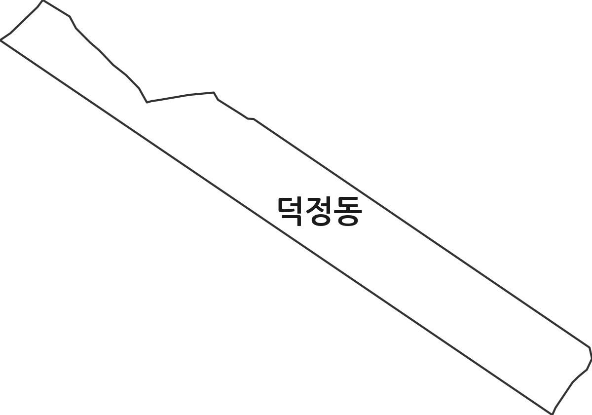 경상남도 창원시 성산구 덕정동 법정동 행정구역 경계 지도