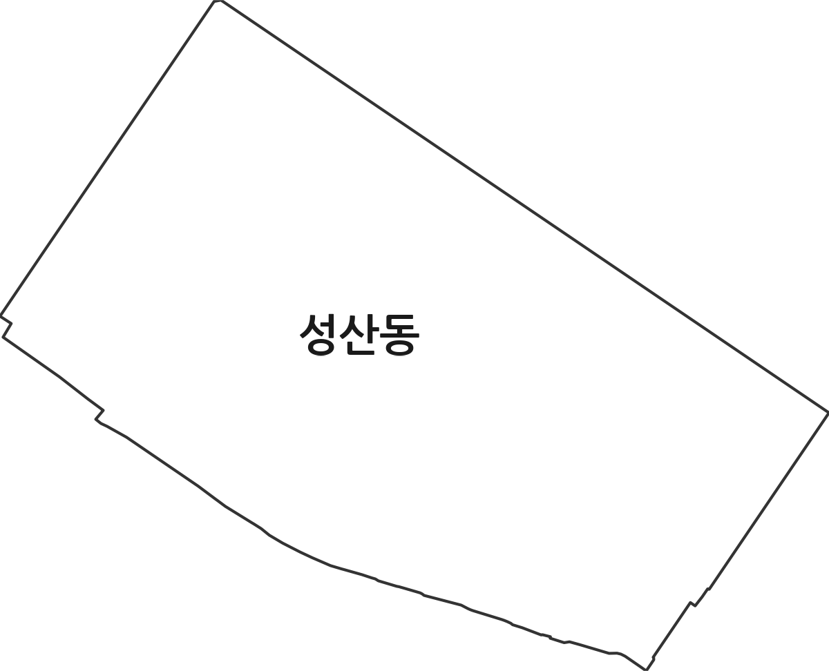 경상남도 창원시 성산구 성산동 법정동 행정구역 경계 지도