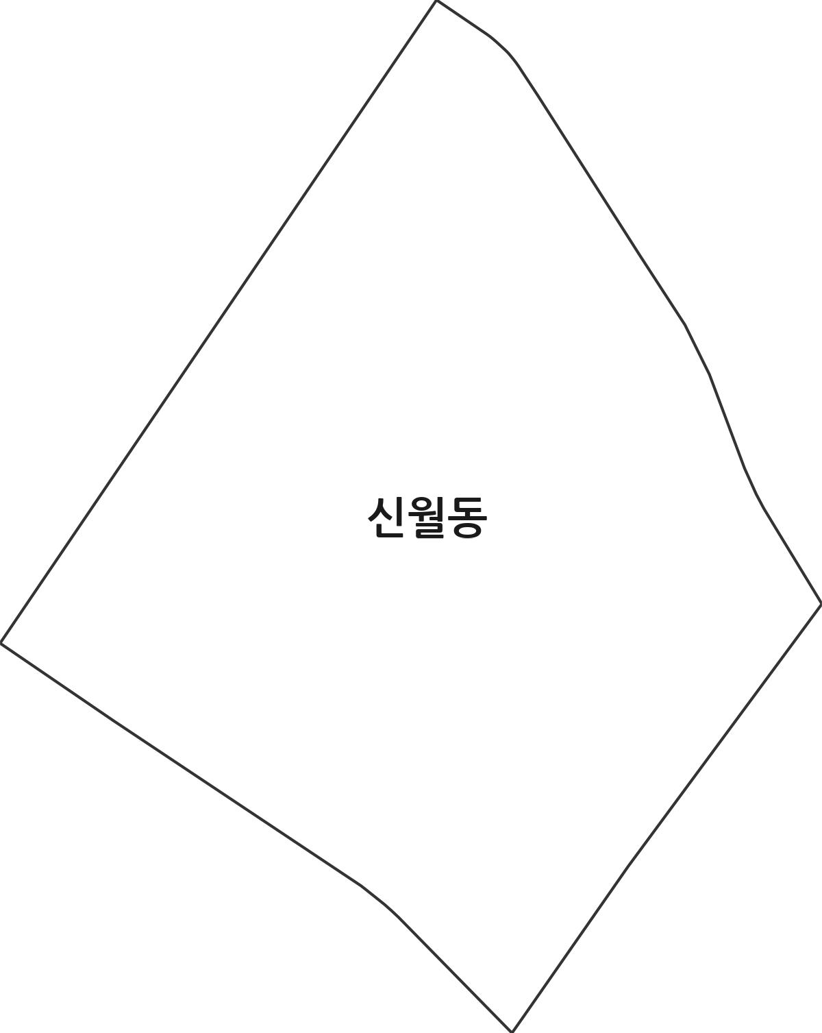 경상남도 창원시 성산구 신월동 법정동 행정구역 경계 지도
