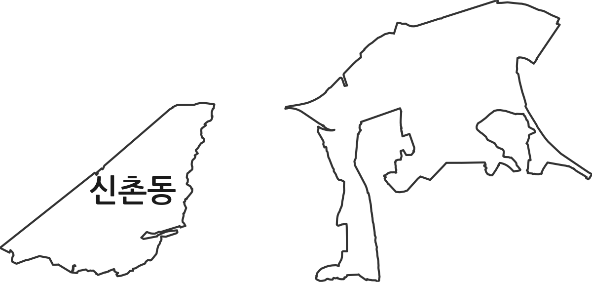 경상남도 창원시 성산구 신촌동 법정동 행정구역 경계 지도