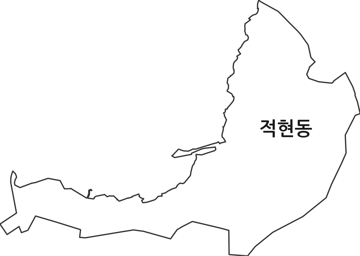 경상남도 창원시 성산구 적현동 법정동 행정구역 경계 지도