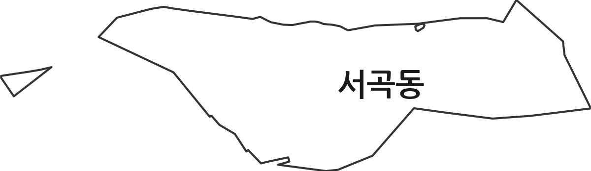 경상남도 창원시 의창구 서곡동 법정동 행정구역 경계 지도