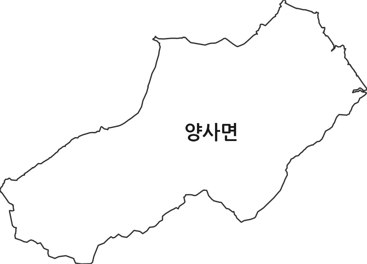 인천광역시 강화군 양사면 법정동 행정구역 경계 지도