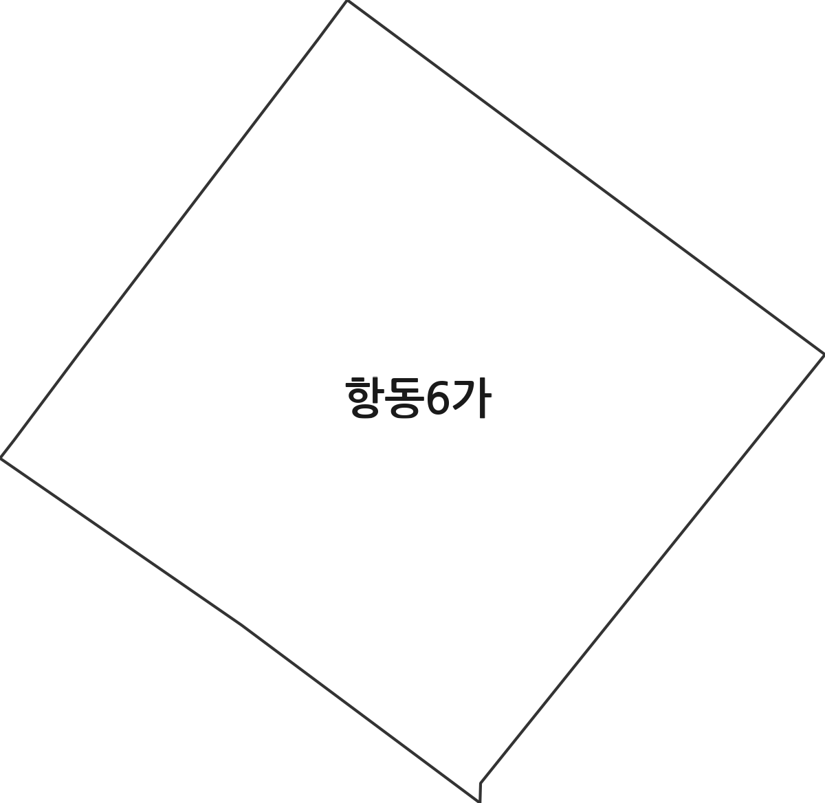 인천광역시 중구 항동6가 법정동 행정구역 경계 지도