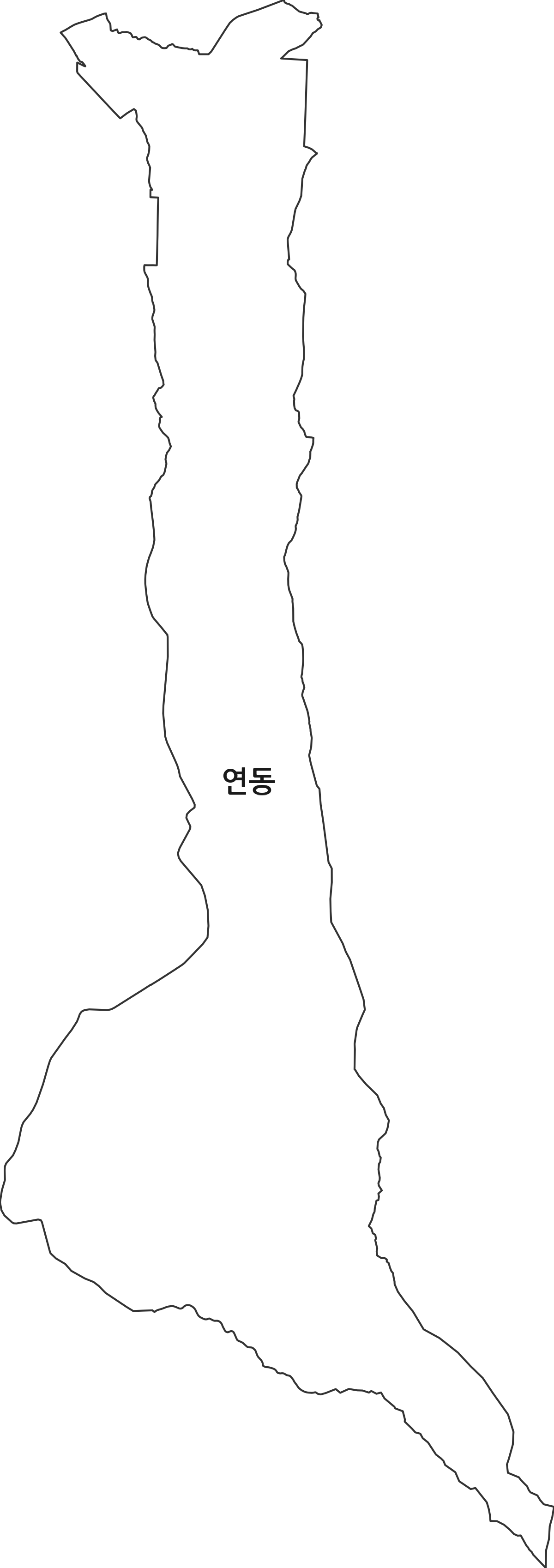 제주특별자치도 제주시 연동 행정동 행정구역 경계 지도