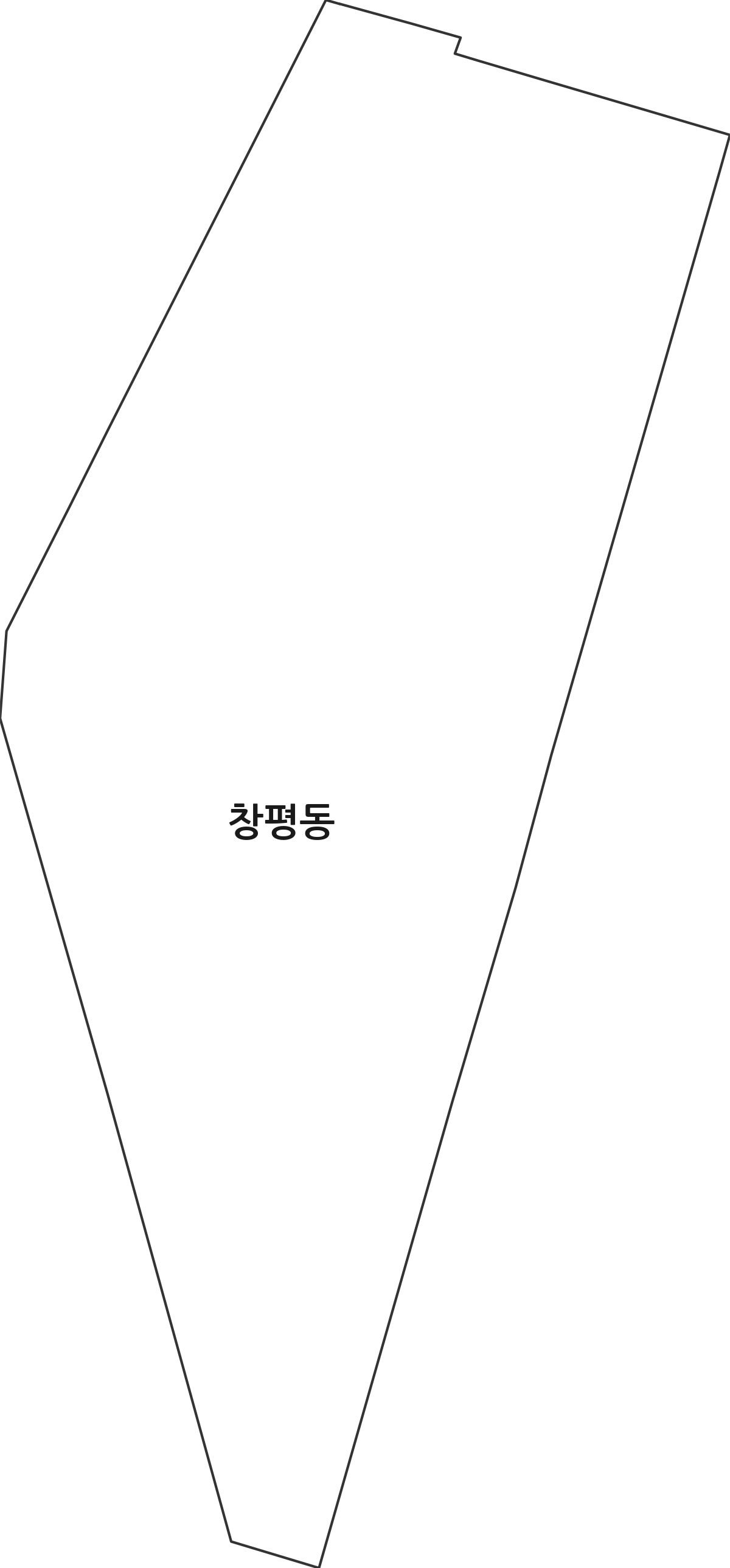 전라남도 목포시 창평동 법정동 행정구역 경계 지도