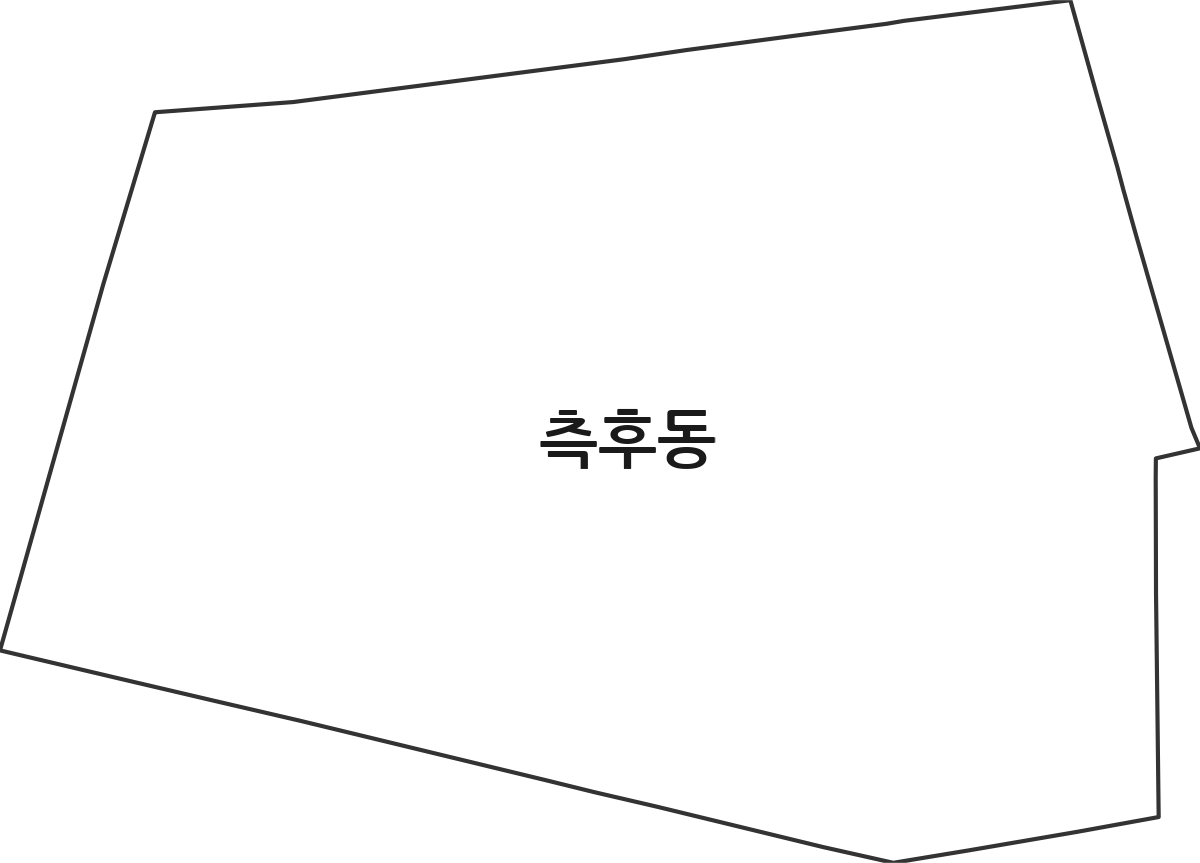 전라남도 목포시 측후동 법정동 행정구역 경계 지도
