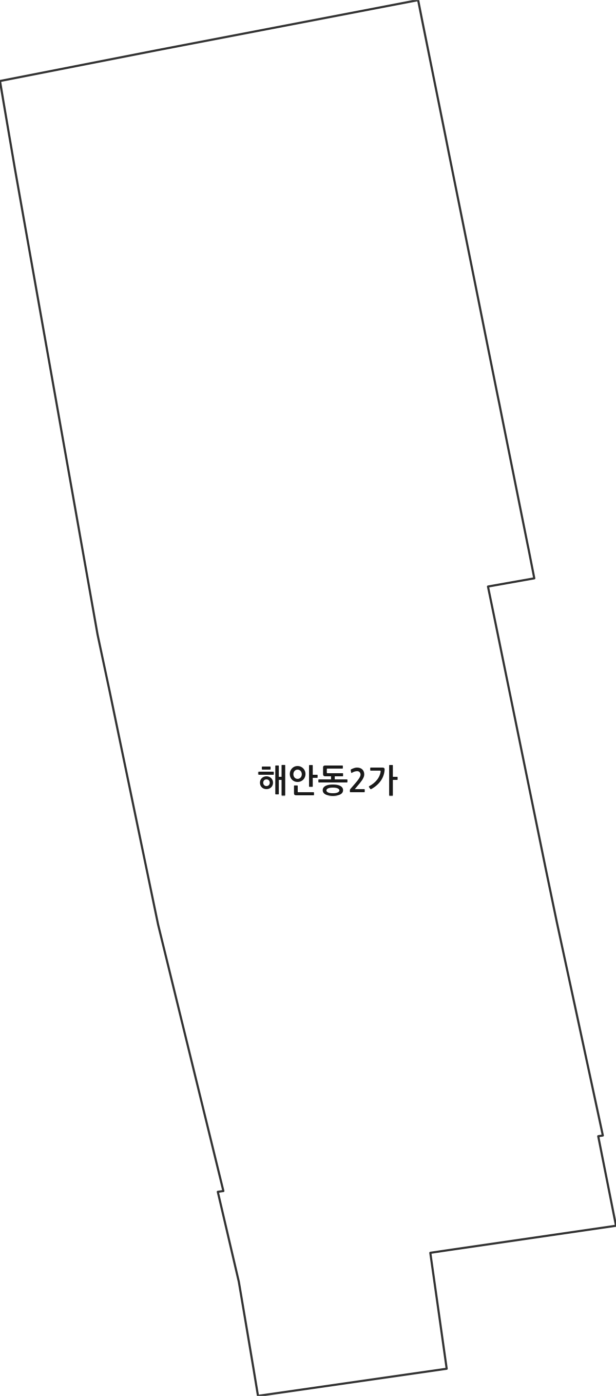 전라남도 목포시 해안동2가 법정동 행정구역 경계 지도