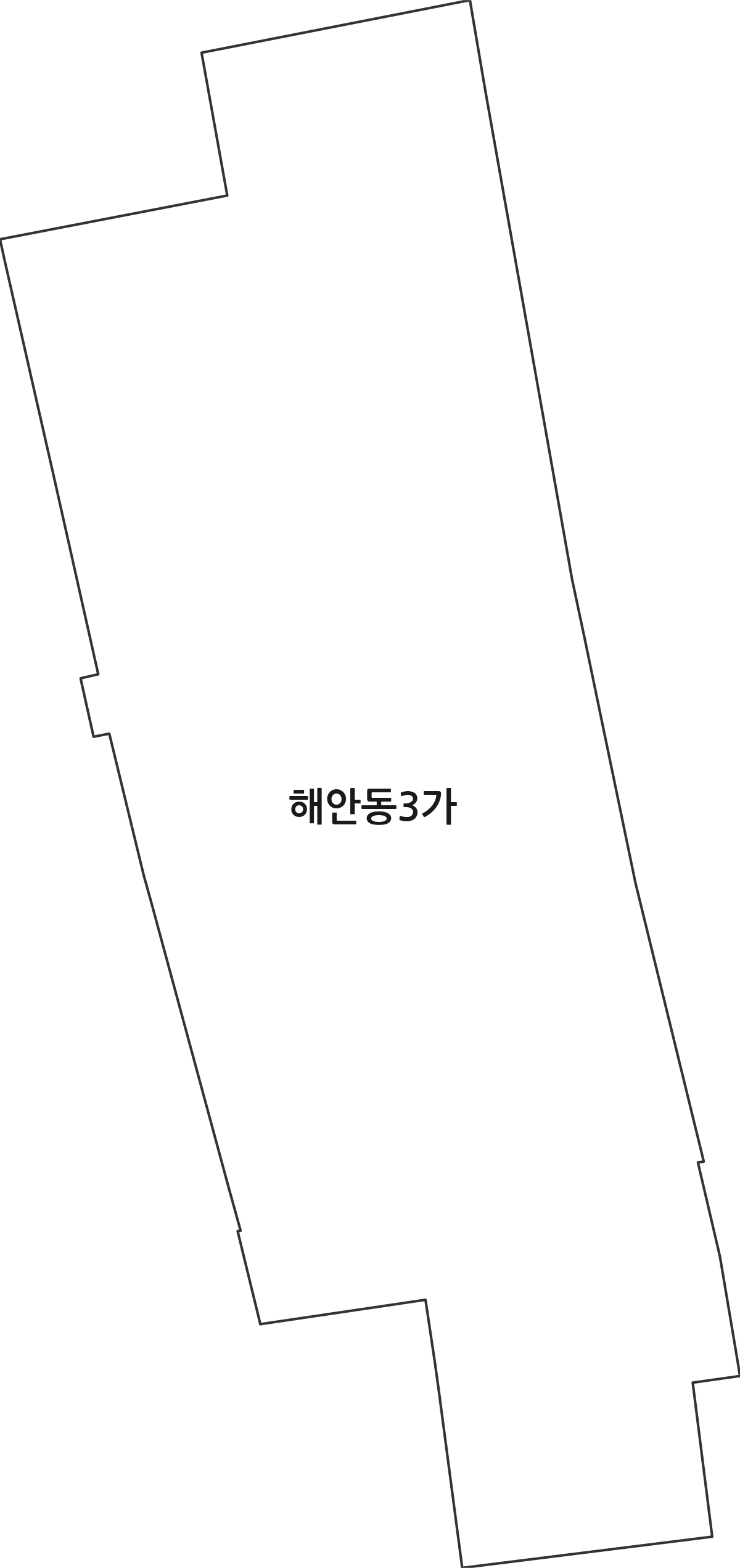 전라남도 목포시 해안동3가 법정동 행정구역 경계 지도