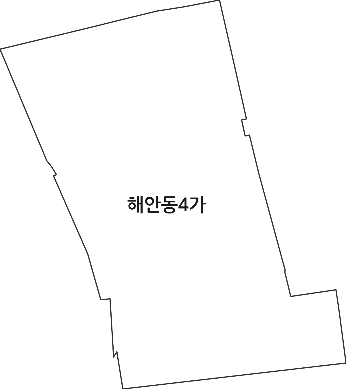 전라남도 목포시 해안동4가 법정동 행정구역 경계 지도