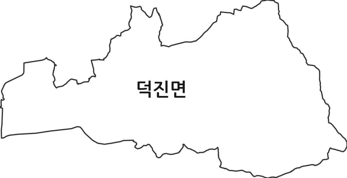 전라남도 영암군 덕진면 법정동 행정구역 경계 지도