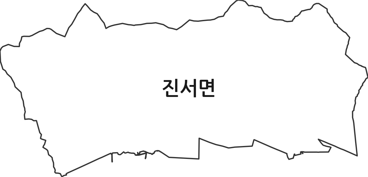 전북특별자치도 부안군 진서면 법정동 행정구역 경계 지도