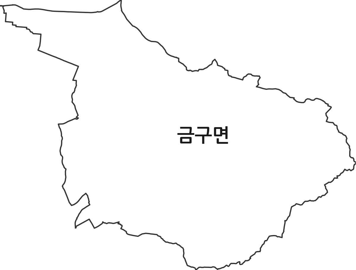 전북특별자치도 김제시 금구면 행정동 행정구역 경계 지도