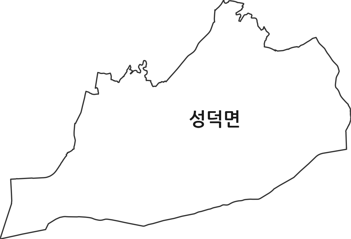 전북특별자치도 김제시 성덕면 행정동 행정구역 경계 지도