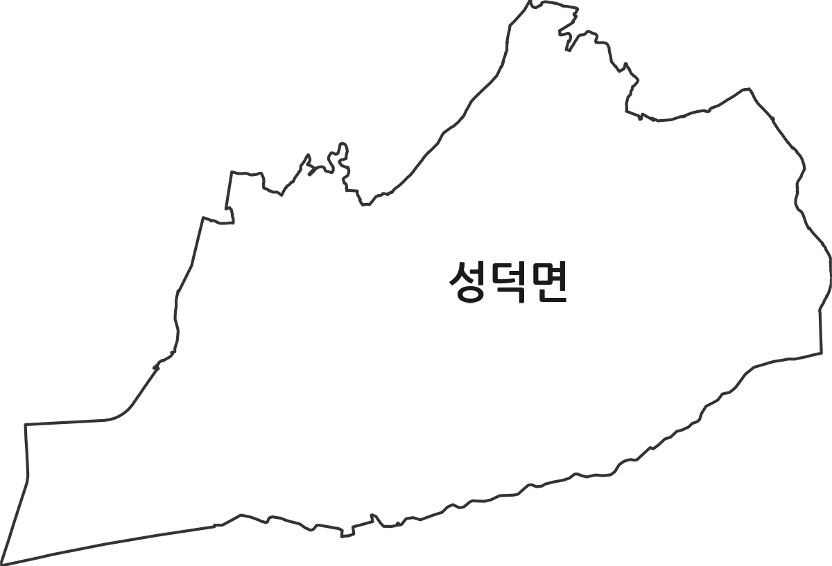 전북특별자치도 김제시 성덕면 법정동 행정구역 경계 지도