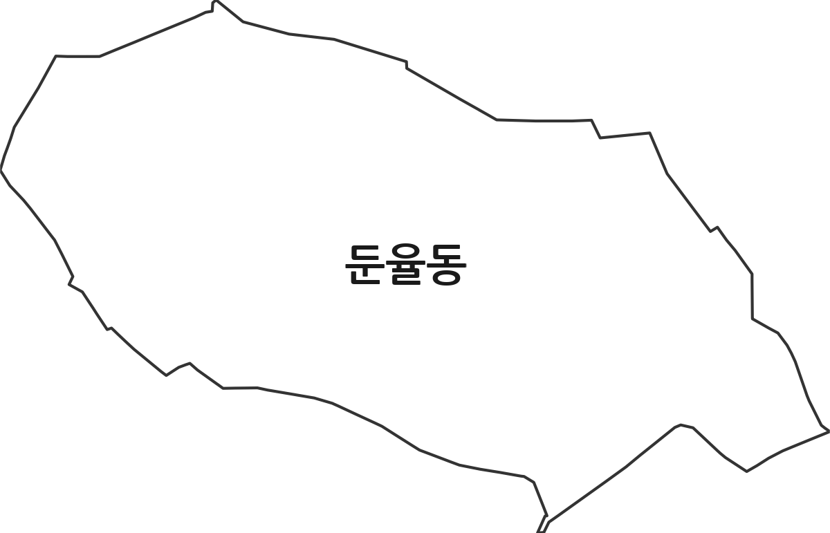 전북특별자치도 군산시 둔율동 법정동 행정구역 경계 지도