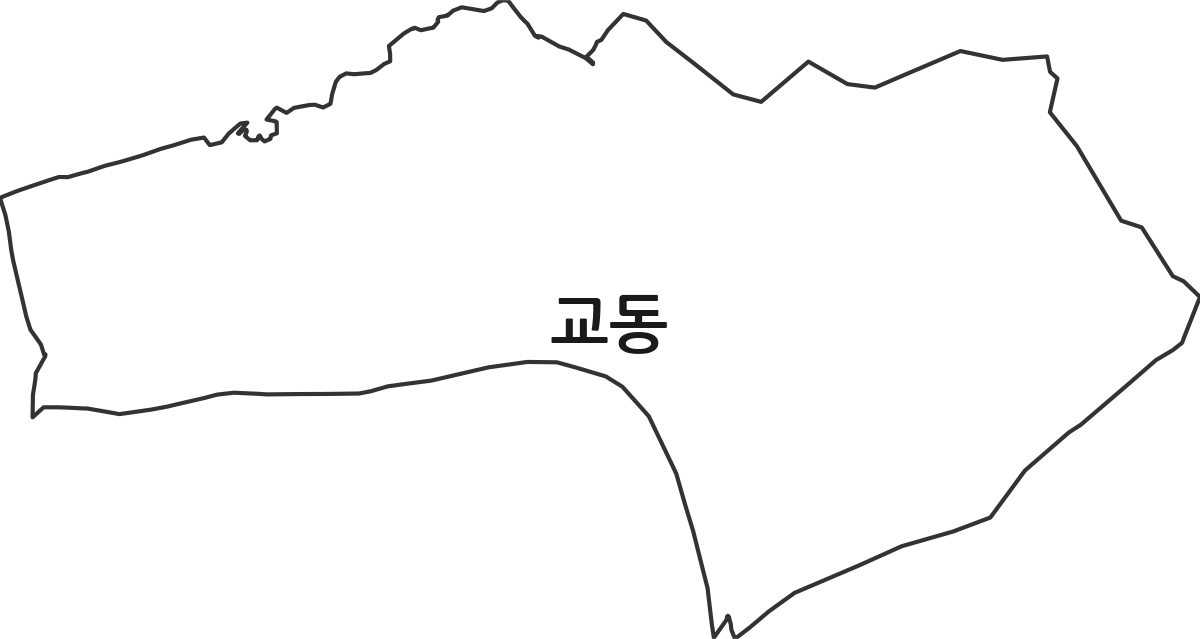 전북특별자치도 전주시 완산구 교동 법정동 행정구역 경계 지도