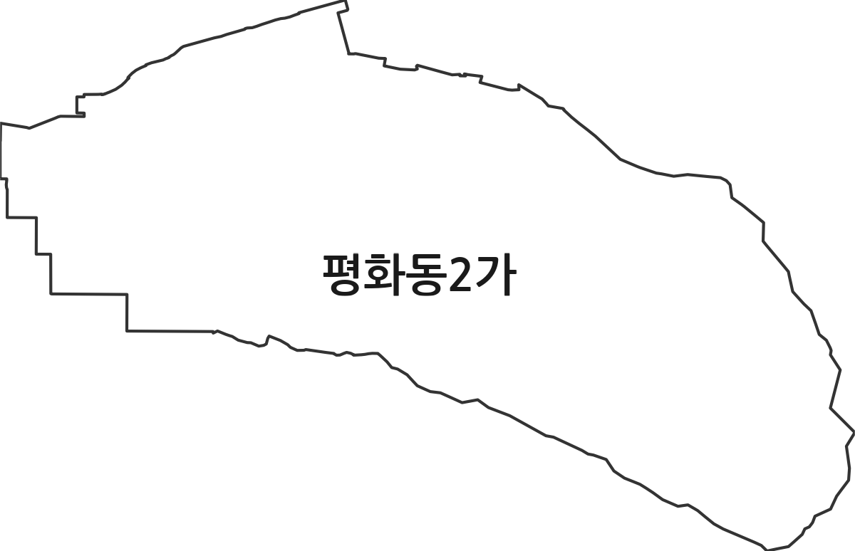 전북특별자치도 전주시 완산구 평화동2가 법정동 행정구역 경계 지도