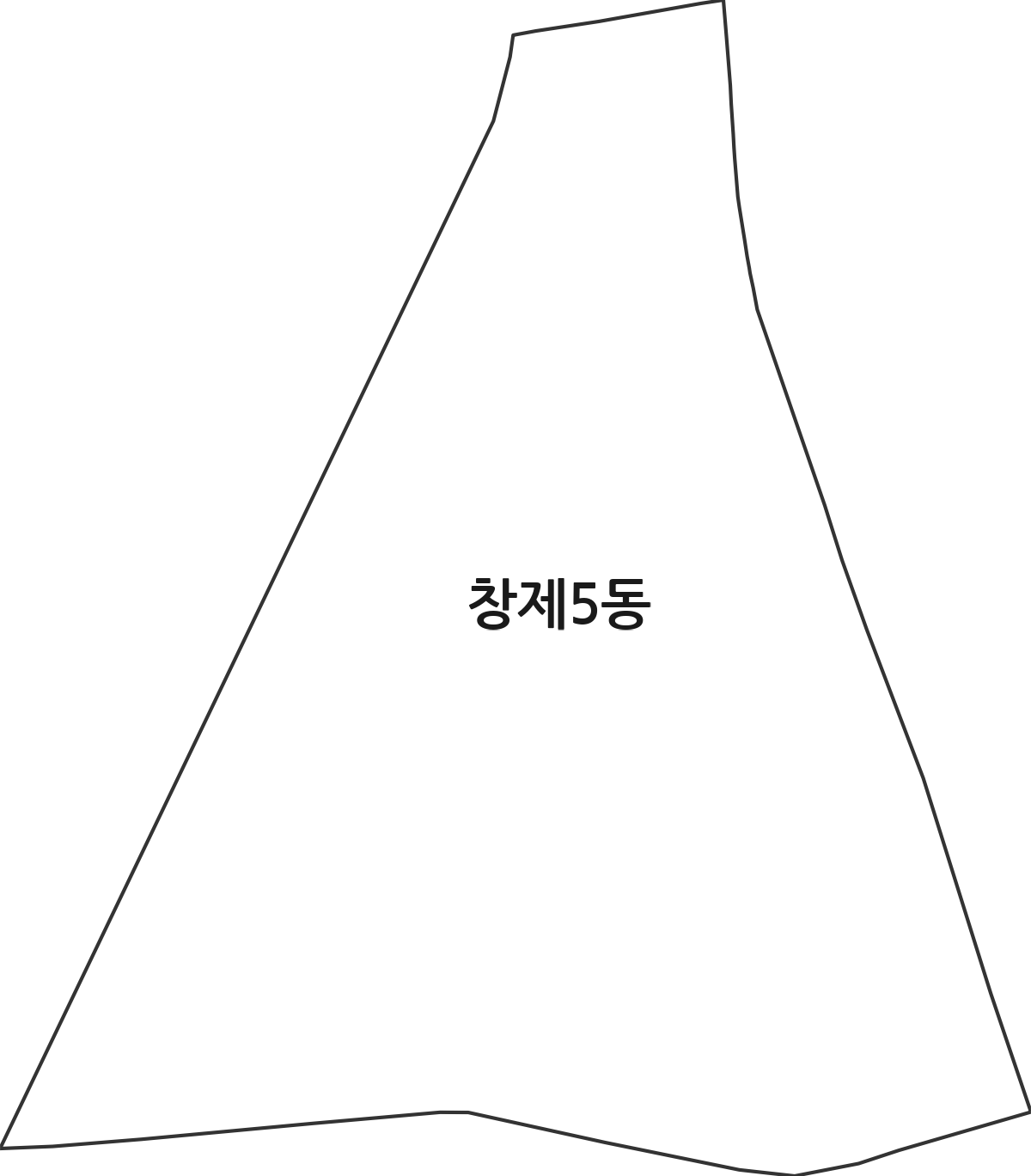 서울특별시 도봉구 창제5동 행정동 행정구역 경계 지도