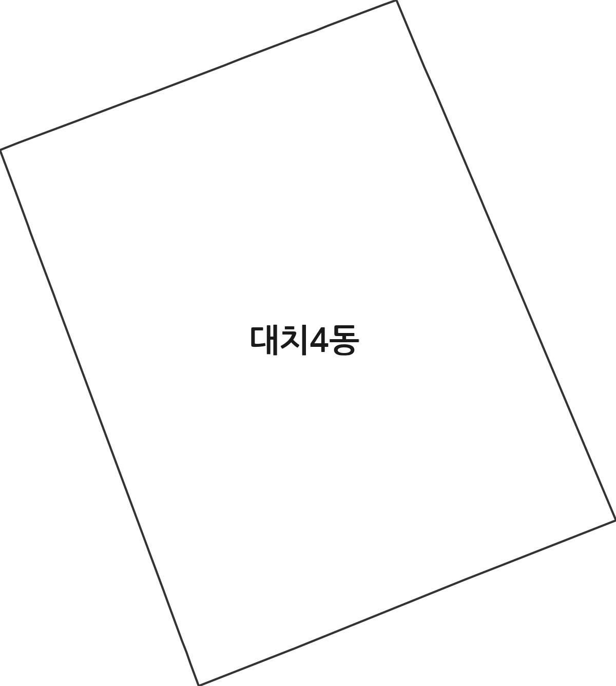 서울특별시 강남구 대치4동 행정동 행정구역 경계 지도