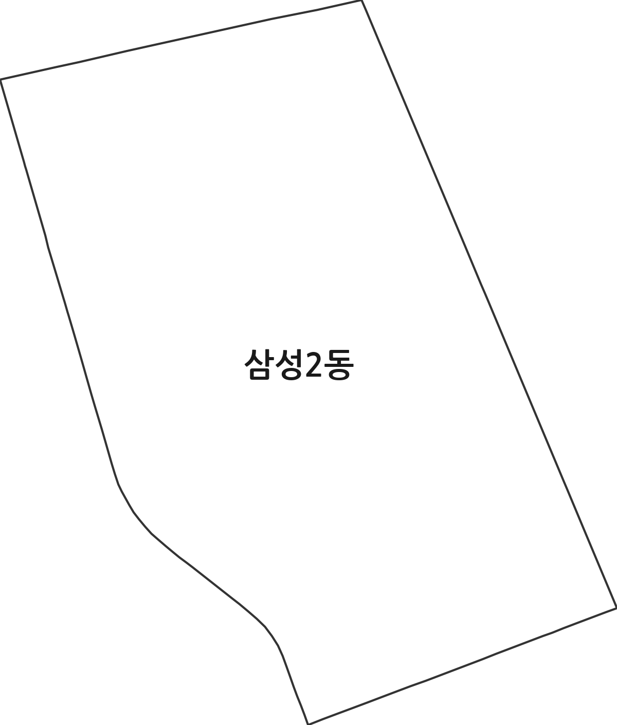 서울특별시 강남구 삼성2동 행정동 행정구역 경계 지도