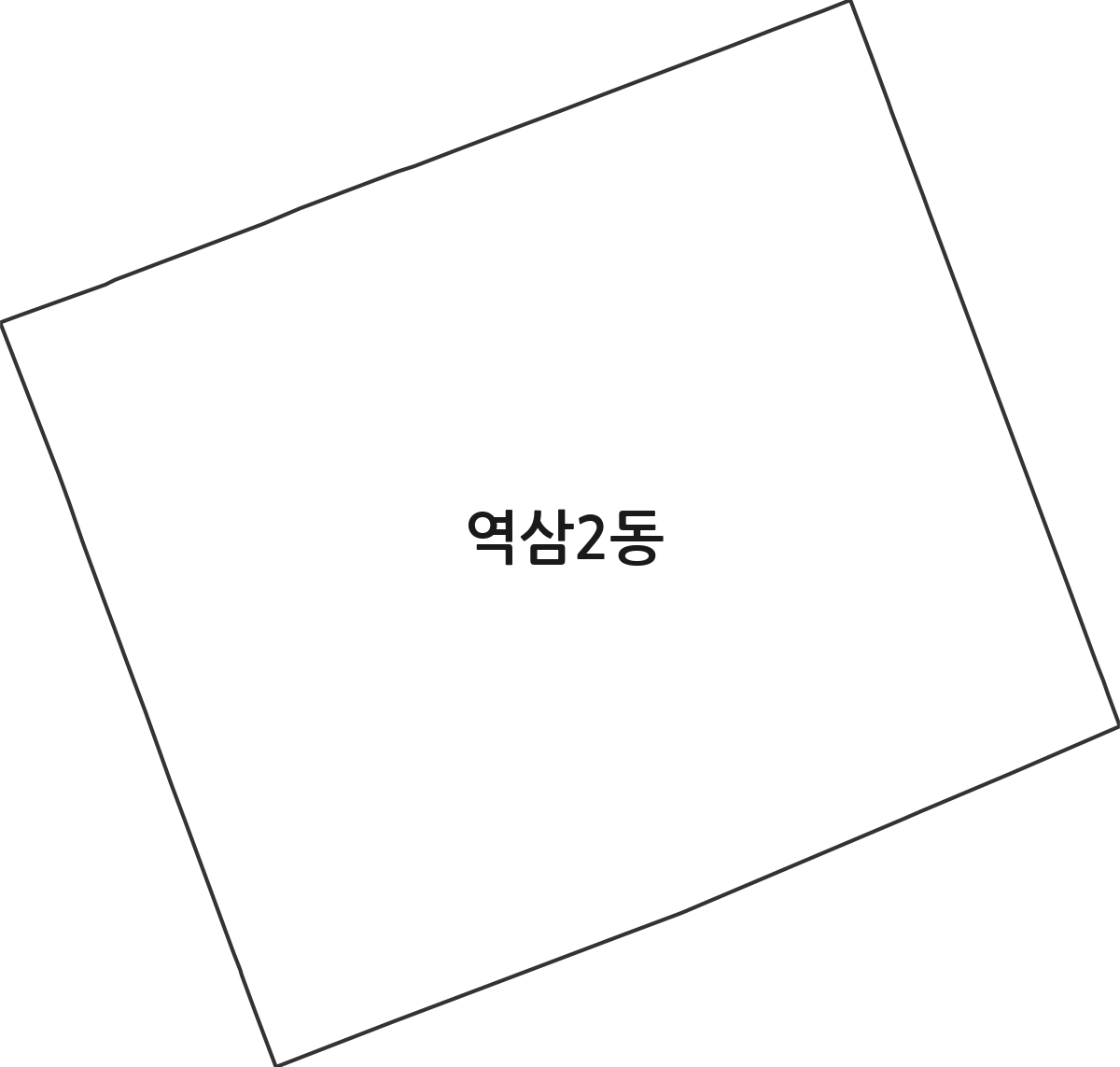 서울특별시 강남구 역삼2동 행정동 행정구역 경계 지도