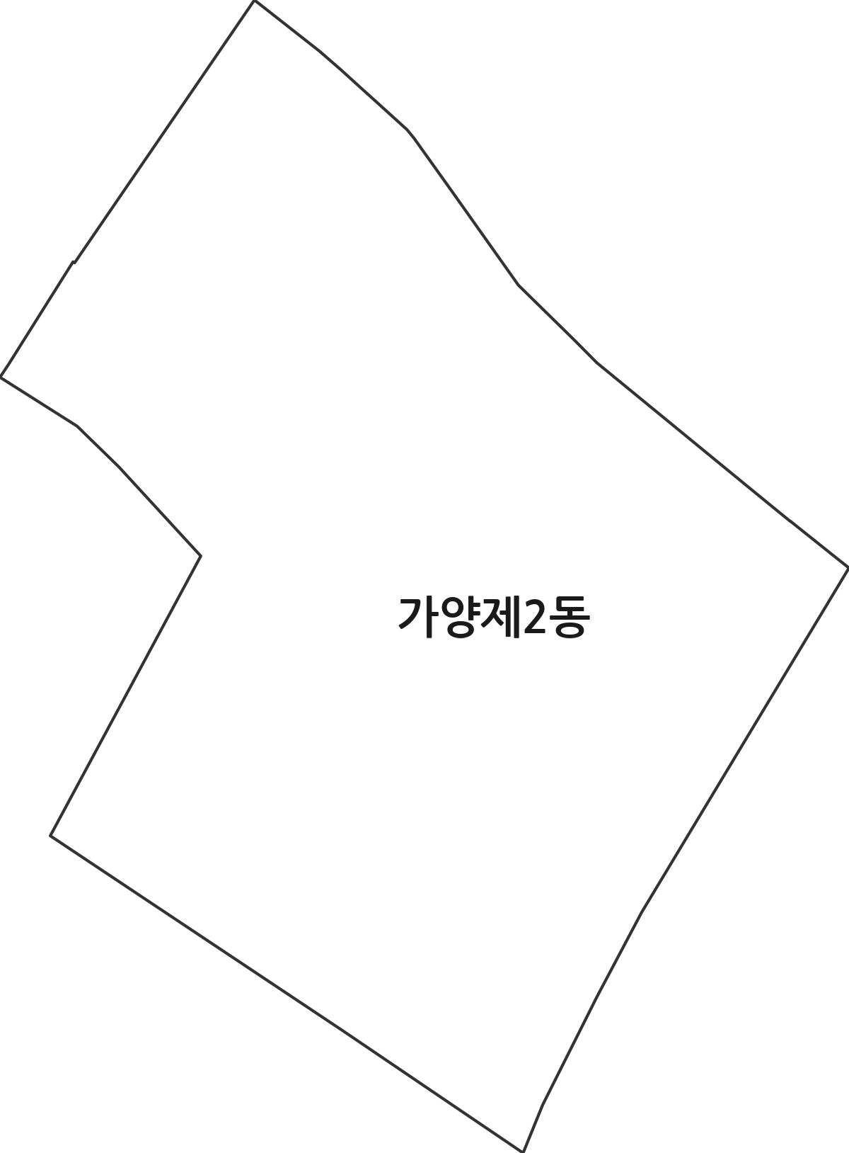 서울특별시 강서구 가양제2동 행정동 행정구역 경계 지도
