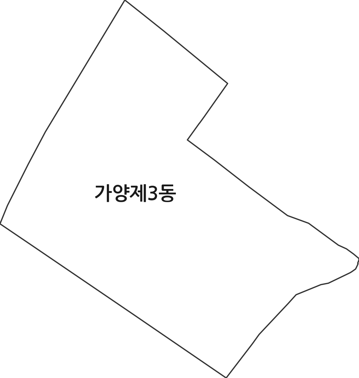 서울특별시 강서구 가양제3동 행정동 행정구역 경계 지도