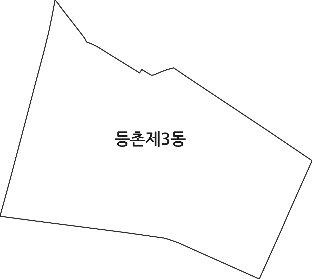 서울특별시 강서구 등촌제3동 행정동 행정구역 경계 지도