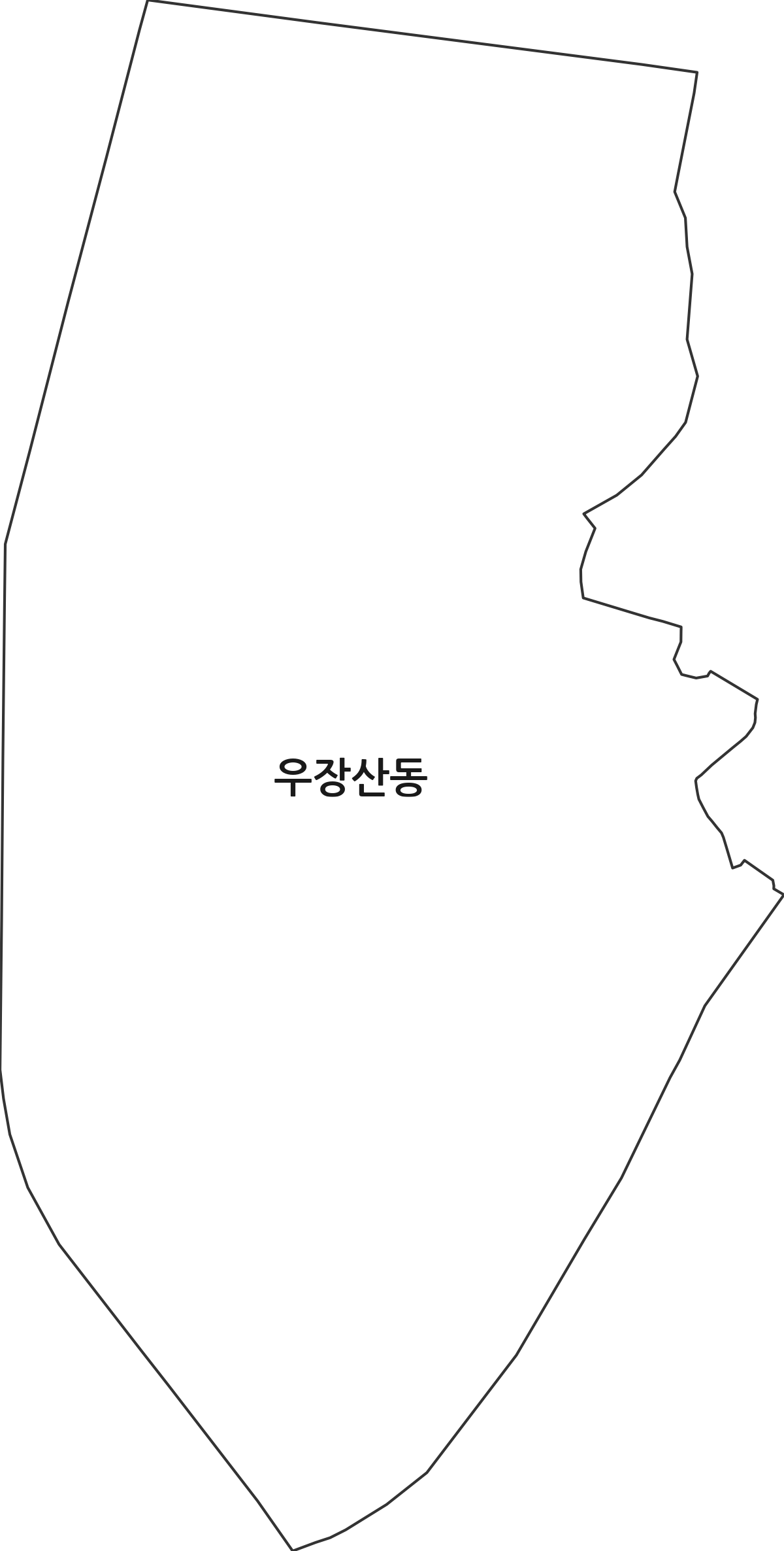 서울특별시 강서구 우장산동 행정동 행정구역 경계 지도