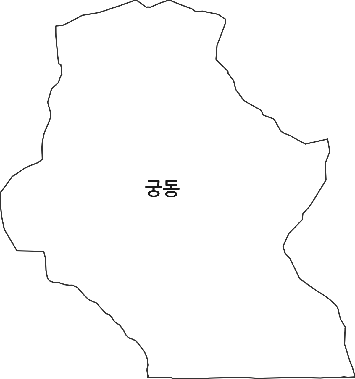 서울특별시 구로구 궁동 법정동 행정구역 경계 지도