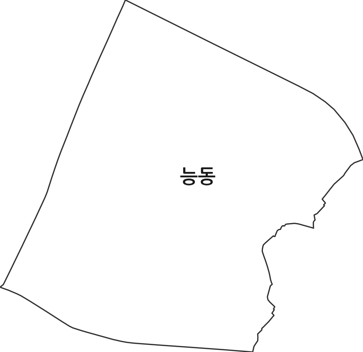 서울특별시 광진구 능동 행정동 행정구역 경계 지도