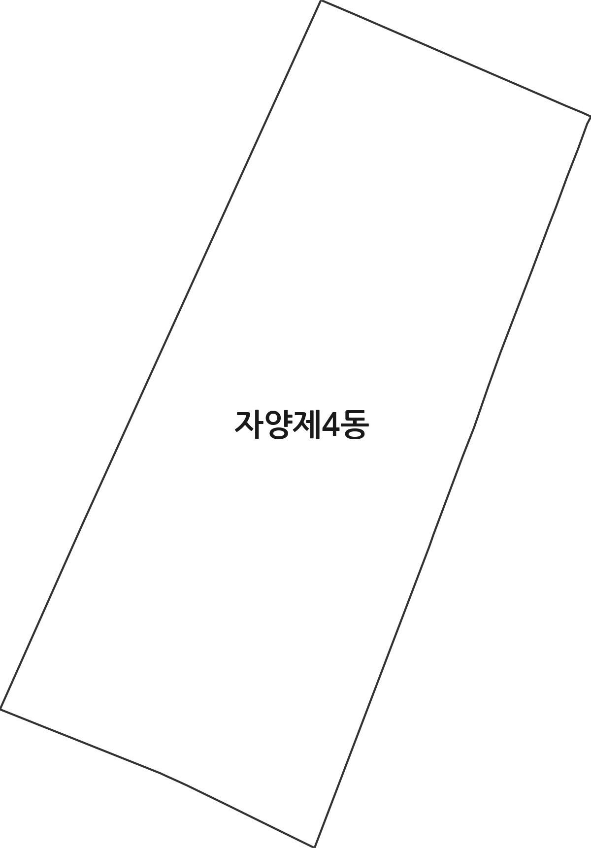 서울특별시 광진구 자양제4동 행정동 행정구역 경계 지도