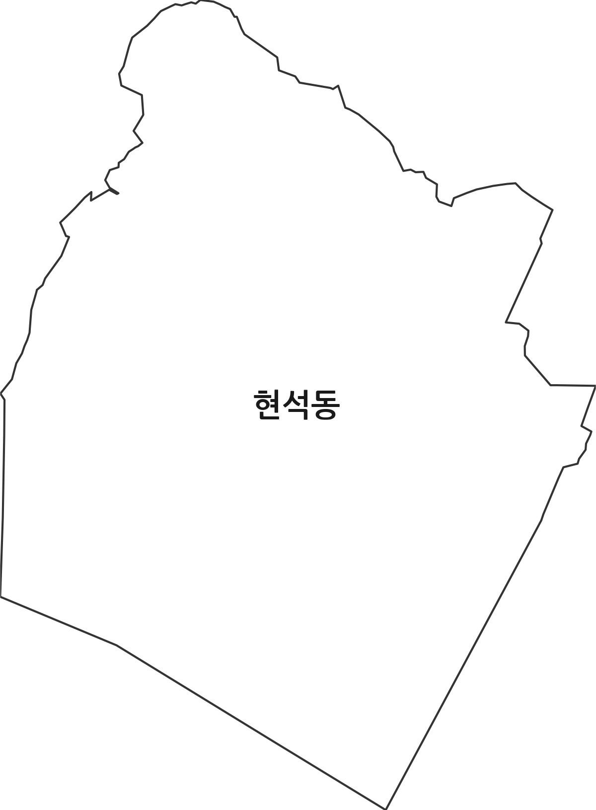서울특별시 마포구 현석동 법정동 행정구역 경계 지도
