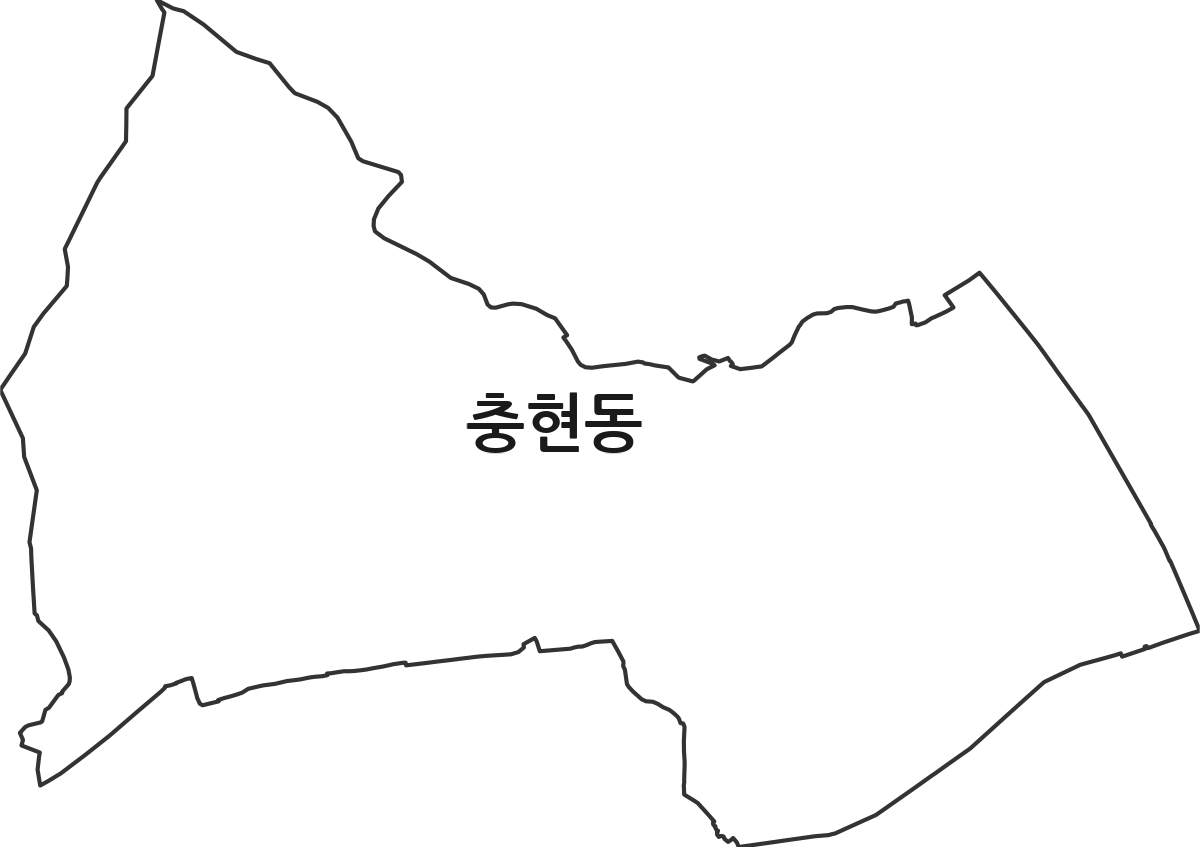 서울특별시 서대문구 충현동 행정동 행정구역 경계 지도