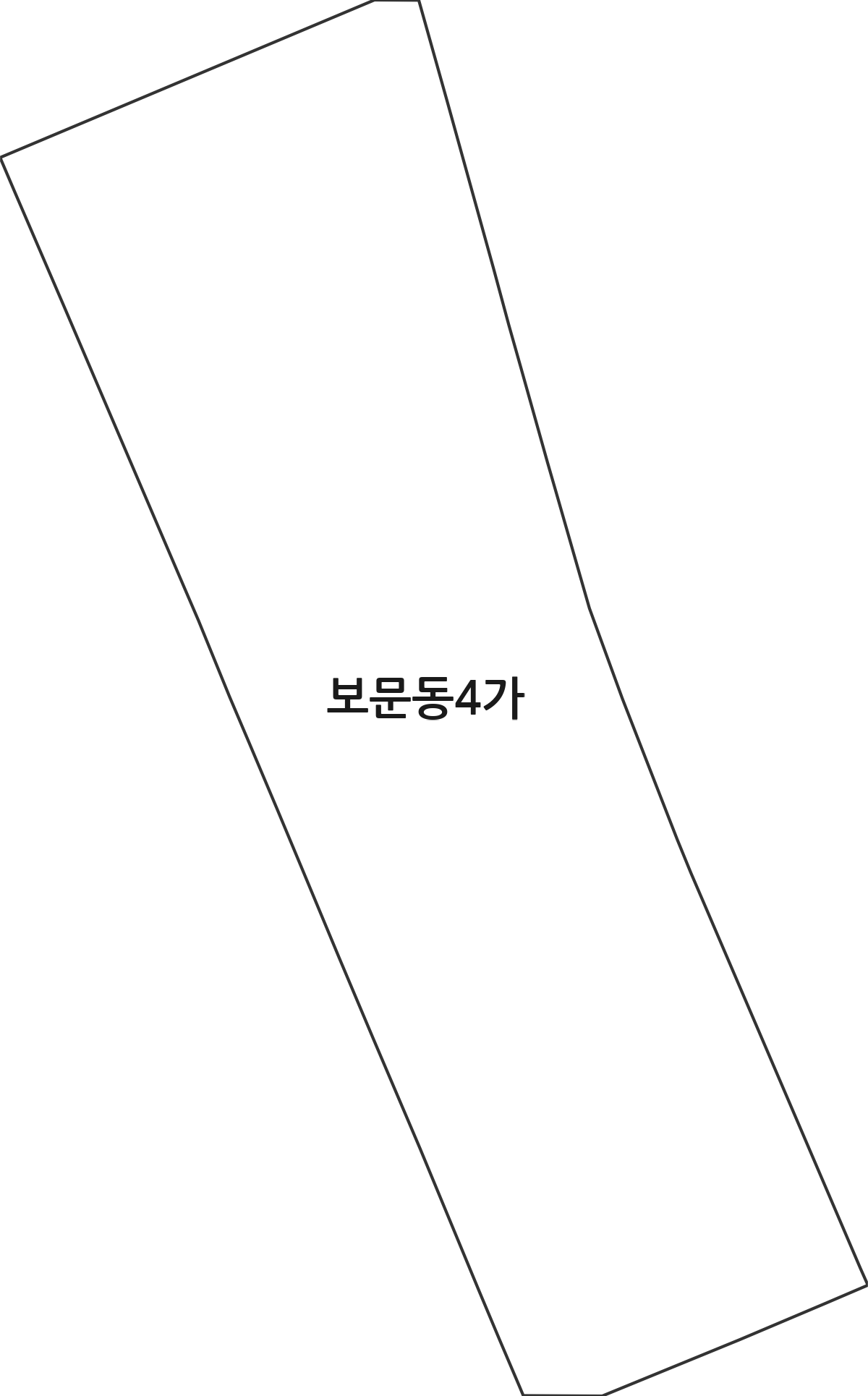 서울특별시 성북구 보문동4가 법정동 행정구역 경계 지도